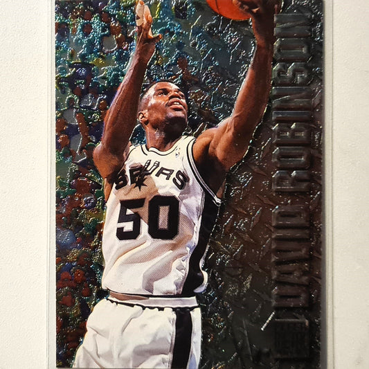 David Robinson 1996 Fleer Metal 96-97 #91 NBA Basketball San Antonio Spurs Excellent sleeved