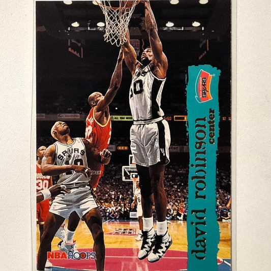 David Robinson 1995 NBA Hoops #149 NBA Basketball San Antonio Spurs Excellent sleeved