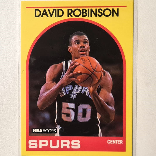 David Robinson 1989 NBA Hoops #88 NBA Basketball San Antonio Spurs Excellent sleeved