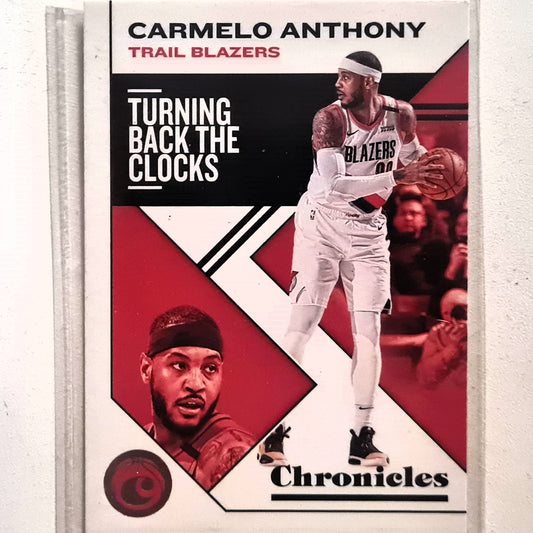 Carmelo Anthony 2019-20 Panini Chronicles #35 NBA Basketball Toronto Trail Blazers Excellent sleeved