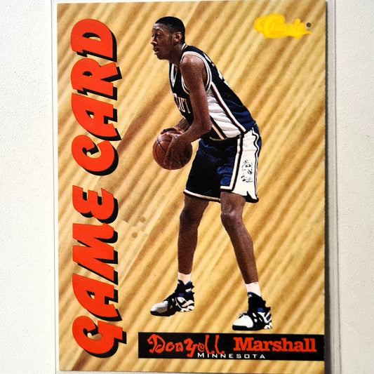 Donyell Marshall 1994 GC4 NBA Basketball Minnesota Timberwolves excellent sleeved