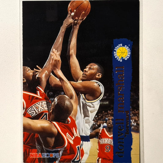 Donyell Marshall 1995 Skybox NBA Hoops #53 NBA Basketball Golden State Warriors excellent sleeved