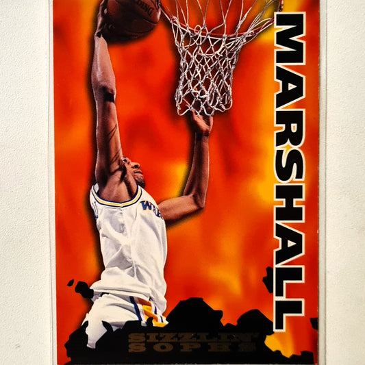 Donyell Marshall 1995 Skybox NBA hoops Sizzlin Sophs #203 NBA Basketball Golden state Warriors excellent sleeved