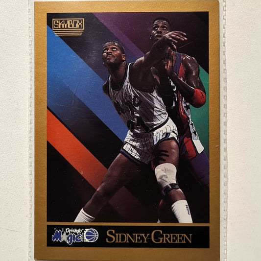 Sidney Green 1990 Skybox #203 NBA Basketball Orlando Magic very good Sleeved
