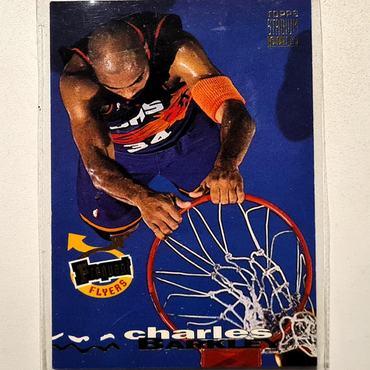 Charles Barkley Topps Stadium Club Frequent Flyers #188 NBA Basketball Phoenix Suns very good sleeved