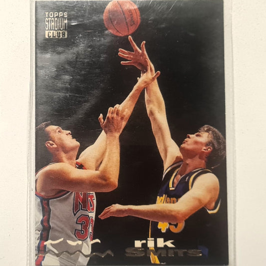 Rik Smits 1994 Topps Stadium Club 93-94 #334 NBA Basketball Indiana Pacers very good Sleeved