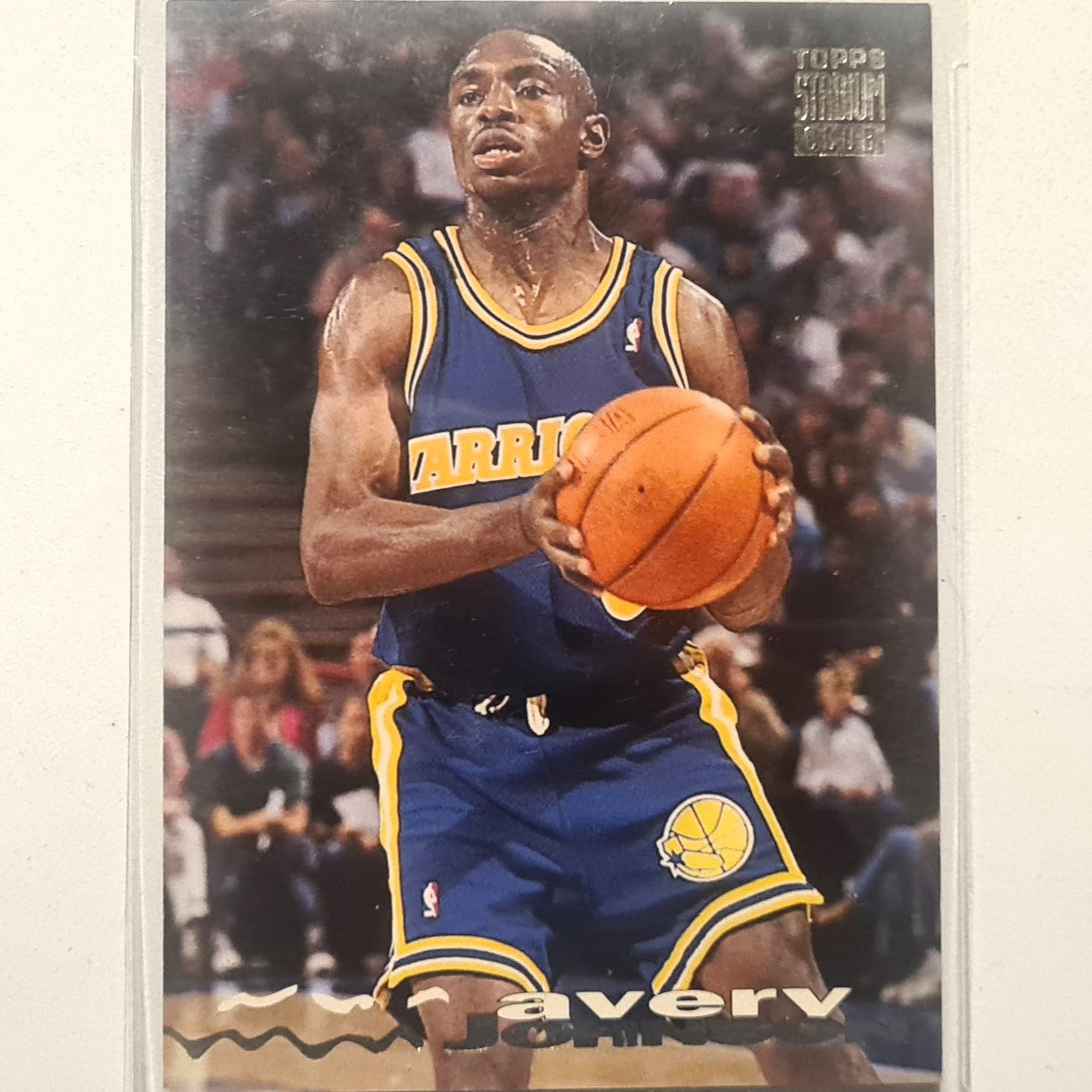 Avery Johnson 1994 Topps Stadium Club 93-94 #321 NBA Basketball Golden State Warriors very good Sleeved