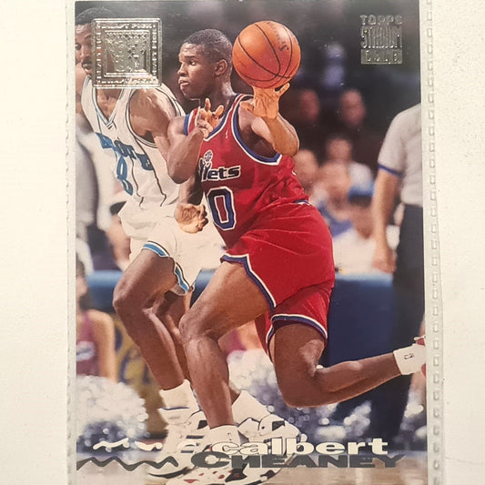 Calbert Cheaney 1994 Topps Stadium Club 93-94 Draft pick Rookie RC #329 NBA Basketball Washington Bullets very good Sleeved