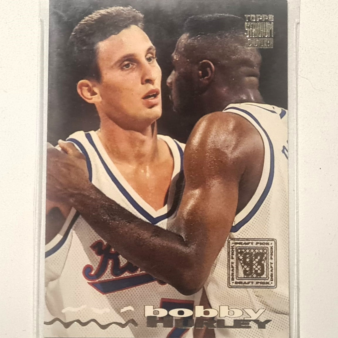 Bob Hurley 1994 Topps Stadium Club 93-94 Draft pick Rookie RC #213 NBA Basketball Sacramento Kings very good Sleeved