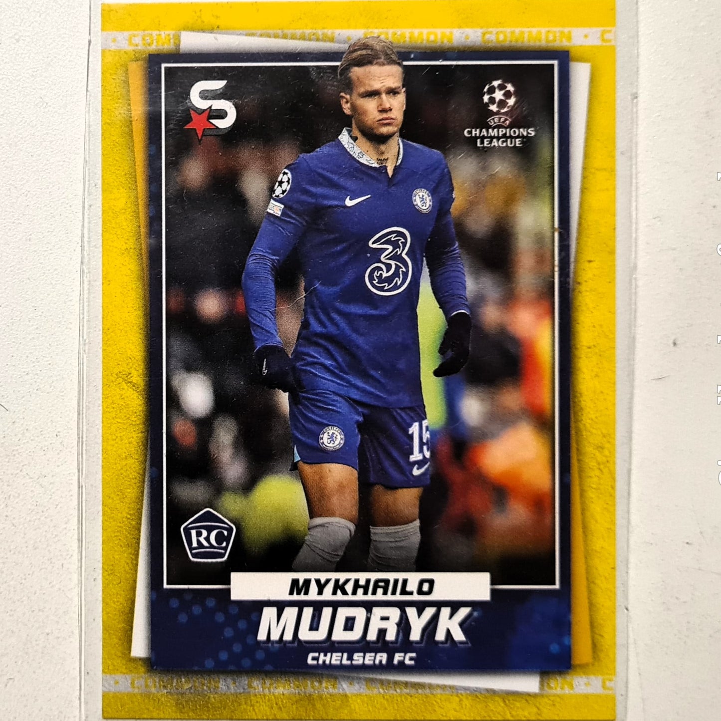 Mykhailo Mudryk 2023 Topps Soccer Super Stars Rookie RC VARIATION #23 Soccer football Chelsea Excellent sleeved