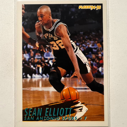 Sean Elliott 1995 Fleer 94-95 bronze splash #366 NBA Basketball San Antonio Spurs Excellent sleeved