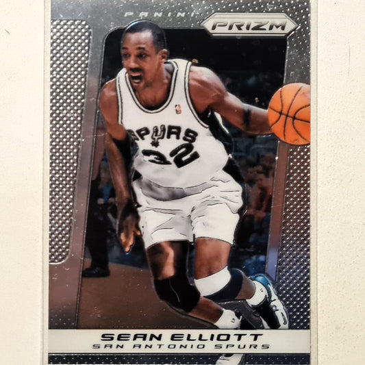Sean Elliott 2013-14 Panini Prizm #206 NBA Basketball San Antonio Spurs Excellent + sleeved