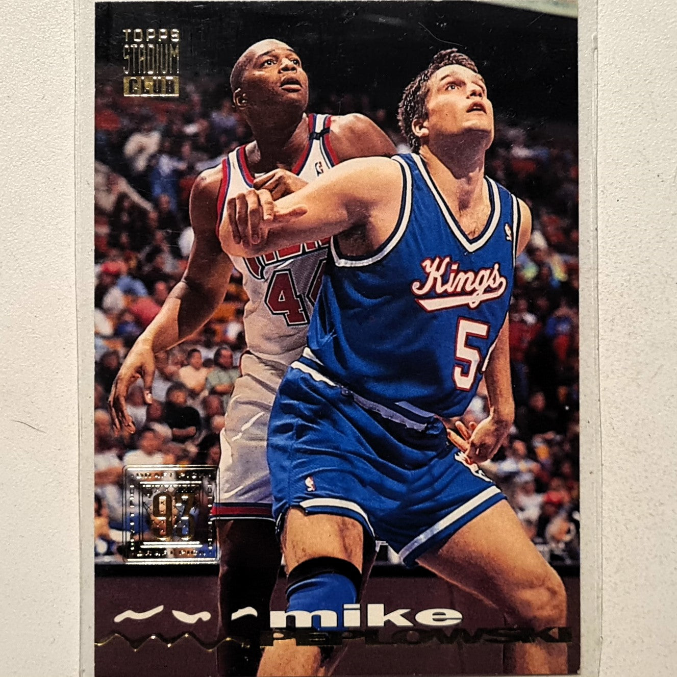 Mike Peplowski 1994 Topps Stadium Club 93-94 93 Draft pick rookie RC #239 NBA Basketball Sacramento Kings very good Sleeved