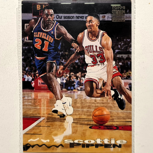 Scottie Pippen 1994 Topps Stadium club #300 NBA basketball Chicago bulls very good