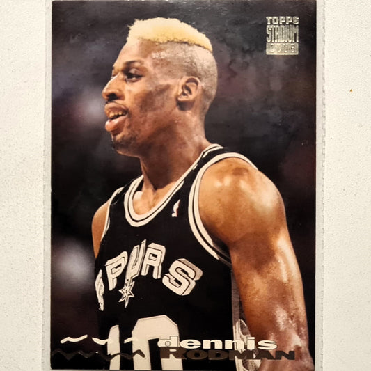 Dennis Rodman 1994 Topps Stadium club #305 NBA basketball San Antonio Spurs very good