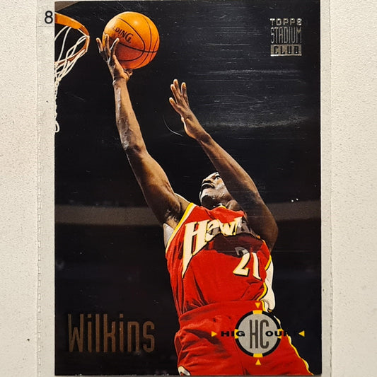 Dominique Wilkins 1993 Topps Stadium club High Court #65 NBA basketball Atlanta Hawks very good