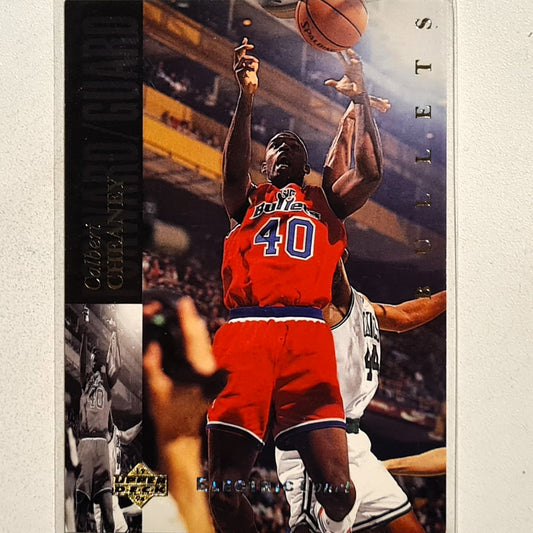 Calbert Cheaney 1994 Upper-Deck Electric Court Variation #40 NBA Basketball Washington Bullets excellent Sleeved