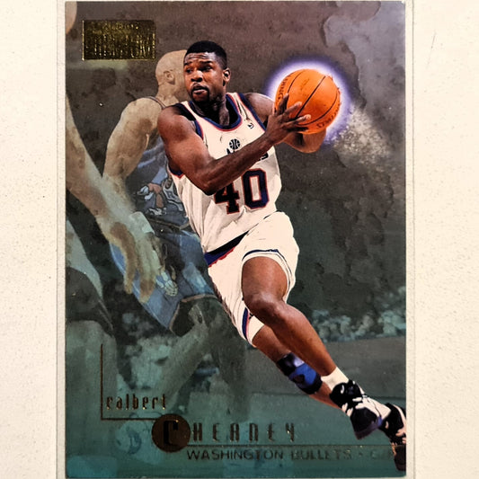 Calbert Cheaney 1996 Skybox Premium #126 NBA Basketball Washington Bullets very good excellent Sleeved