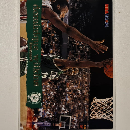 Dominique Wilkins 1995 Skybox NBA Hoops #13 NBA Basketball Boston Celtics excellent Sleeved