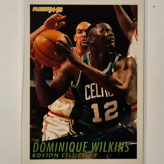 Dominique Wilkins 1995 Fleer 94-95 #252 NBA Basketball Boston Celtics excellent Sleeved