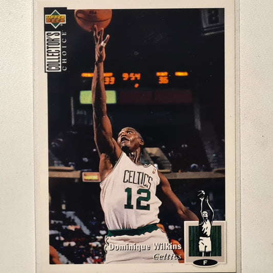 Dominique Wilkins 1994 Upper-Deck #247 NBA Basketball Boston Celtics excellent Sleeved