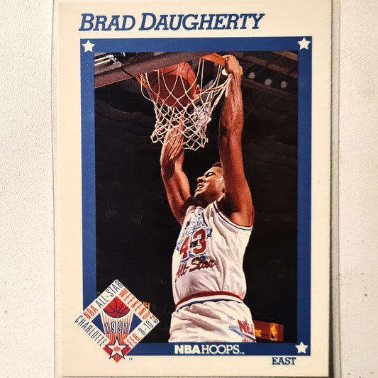 Brad Daugherty 1991 NBA Hoops all stars #249 NBA Basketball Cavalier Cavaliers Excellent Sleeved