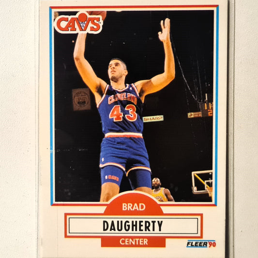 Brad Daugherty 1990 Fleer 90 #31 NBA Basketball Cavalier Cavaliers Excellent Sleeved