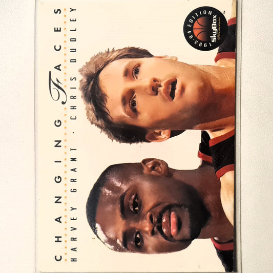 Harvey Grant 1994 Skybox changing faces #313 NBA Basketball Portland Trail Blazers Excellent Sleeved