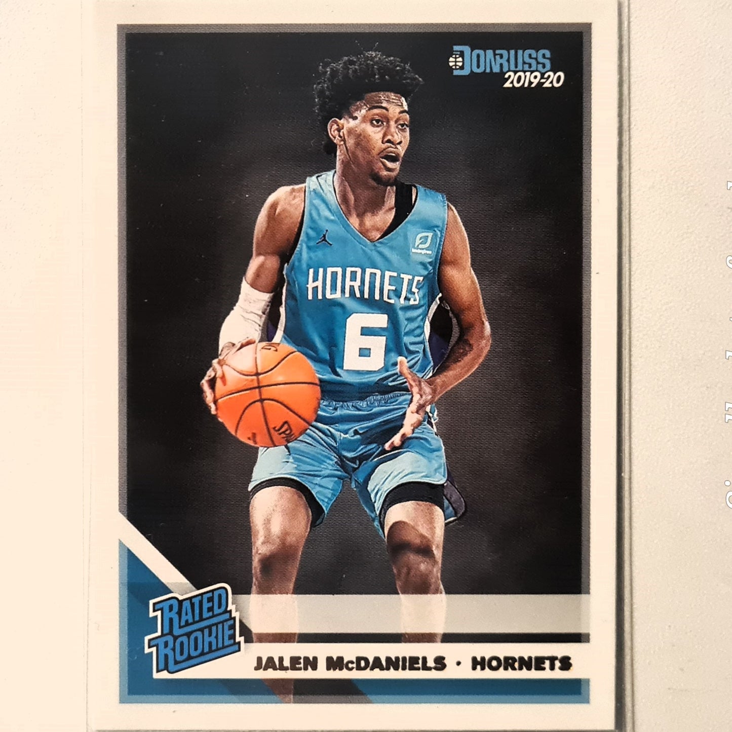 Jalen McDaniels 2019-20 Panini Donruss Rated Rookie RC  #247 NBA Basketball Charlotte Hornets Excellent Sleeved