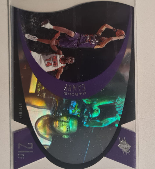 Marcus Camby 1997 Upper-Deck SPX die-cut Holo  SPX44 NBA Basketball Toronto Raptors Excellent Sleeved