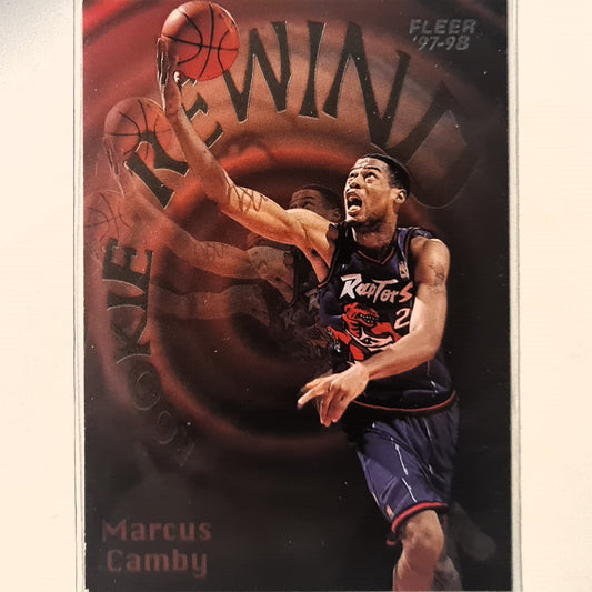 Marcus Camby 1997 Fleer 97-98 Rookie Rewind NBA Basketball Toronto Raptors excellent Sleeved