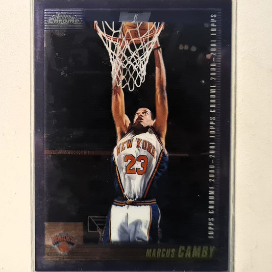 Marcus Camby 2001 Topps Chrome #2 NBA Basketball New York Knicks excellent Sleeved