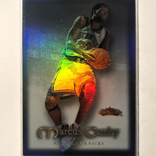Marcus Camby 2001 Fleer Showcase #42 NBA Basketball New York Knicks good Sleeved