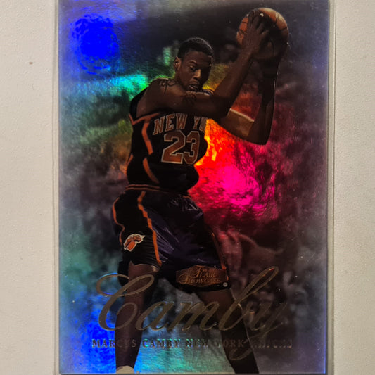 Marcus Camby 2000 Fleer flair showcase #42 #20 NBA Basketball New York Knicks Excellent Sleeved