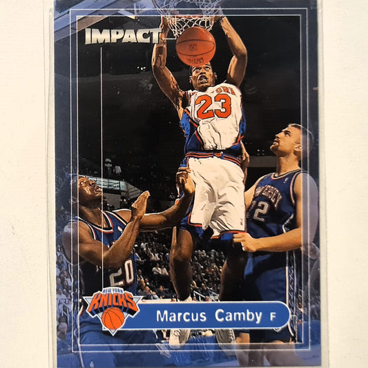 Marcus Camby 2000 Fleer Impact #71 NBA Basketball New York Knicks Excellent Sleeved