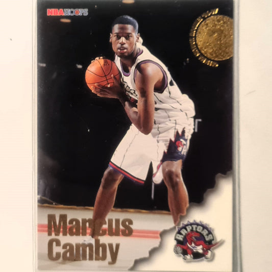 Marcus Camby 1997 Skybox NBA Hoops 96-97 Rookies RC #282 NBA Basketball Toronto Raptors excellent Sleeved