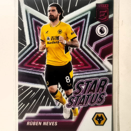 Ruben Neves 2021-22 Panini Donruss Elite Premier League Star Status Soccer Football Wolverhampton Wanderers  excellent/mint Sleeved