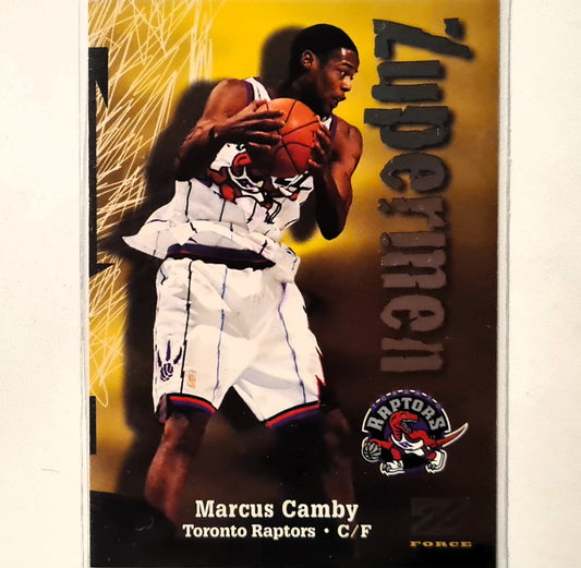 Marcus Camby 1998 Skybox Z-Force Zupermen #205 NBA Basketball Toronto Raptors excellent Sleeved