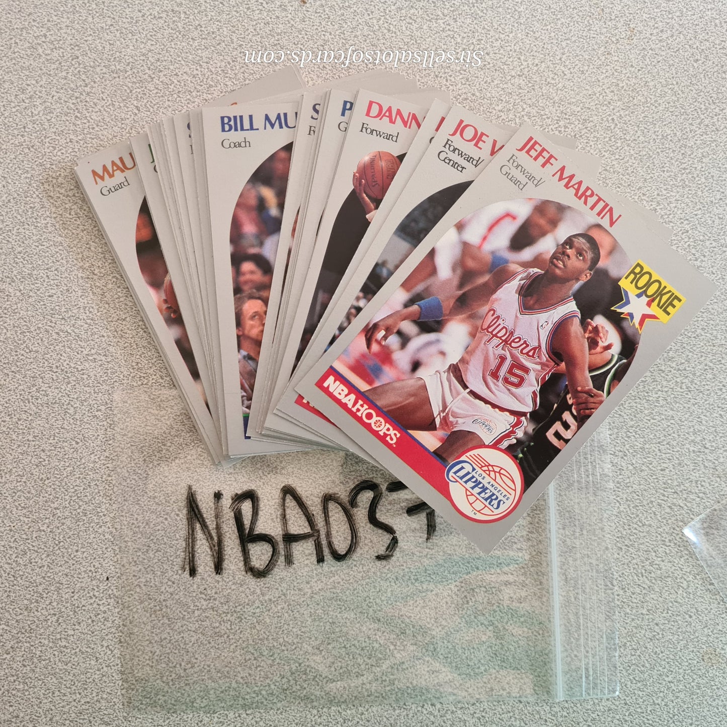 1990 NBA Hoops Basketball cards mixed Base bundle 40 card job lot #NBA0387