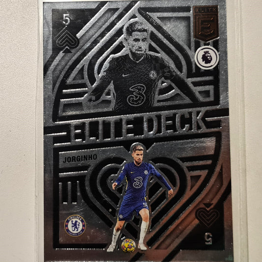 Jorginho 2021-22 Panini Donruss Elite Premier League Elite Deck #19 Soccer Football Chelsea excellent/mint Sleeved