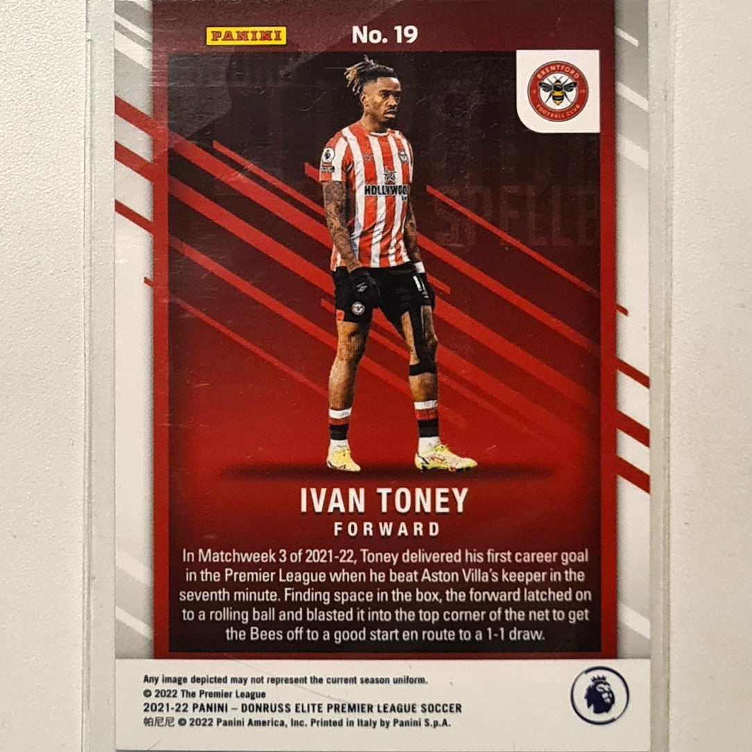 Ivan Toney 2021-22 Panini Donruss Elite Premier League Spellbound O #19 Soccer Football Brentford excellent/mint Sleeved