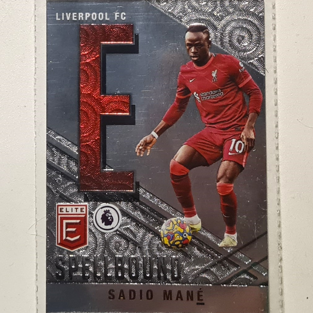 Sadio Mane 2021-22 Panini Donruss Elite Premier League Spellbound E #17 Soccer Football Liverpool excellent/mint Sleeved