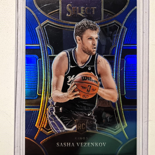 Sasha Vezenkov 2023-24 Panini Select refractor Prizm Rookie RC #323 NBA Basketball Sacramento Kings mint