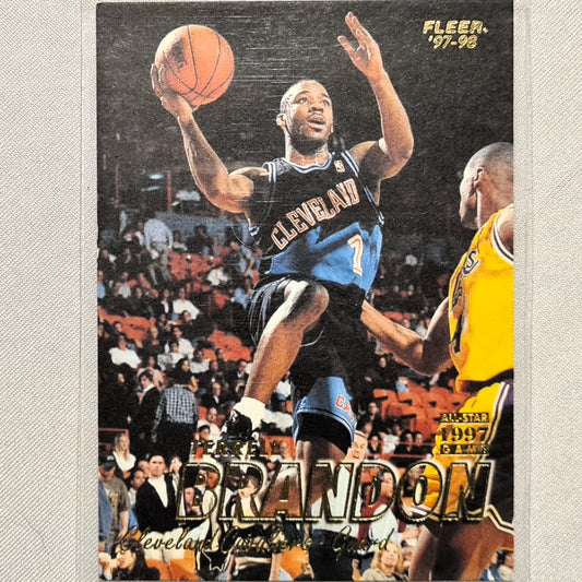 Terrell Brandon 1997 Fleer 97-98 ALL STAR 1997 Game #170 NBA Basketball Cleveland Cavaliers  Excellent sleeved