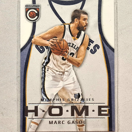 Marc Gasol 2015-16 Panini Complete Home jersey card insert #50 NBA Basketball Memphis Grizzlies Excellent