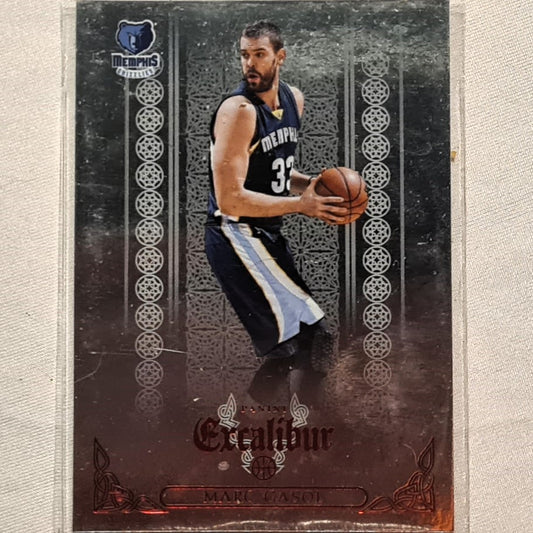 Marc Gasol 2014-5 Panini Excalibur #133 NBA Basketball Memphis Grizzlies Excellent