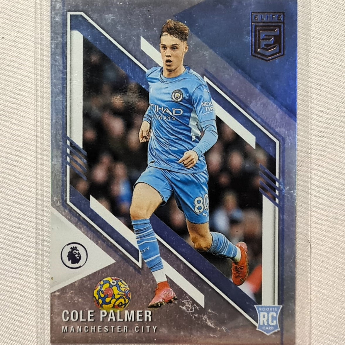 Cole Palmer 2021-22 Panini Donruss Elite Premier League Rookie RC #98 Soccer Football Manchester City excellent/mint Sleeved