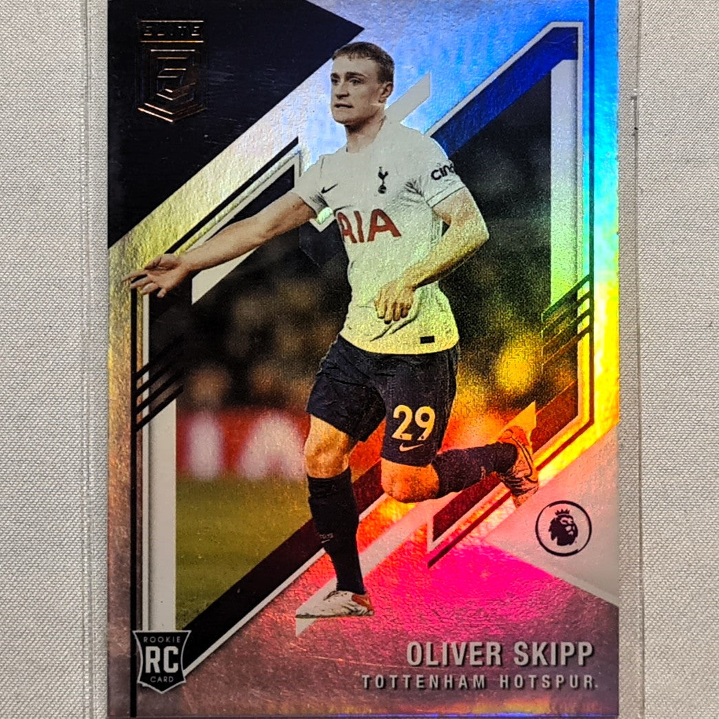 Oliver Skipp 2021-22 Panini Donruss Elite Premier League Rookie RC #197 Soccer Football Tottenham excellent/mint Sleeved