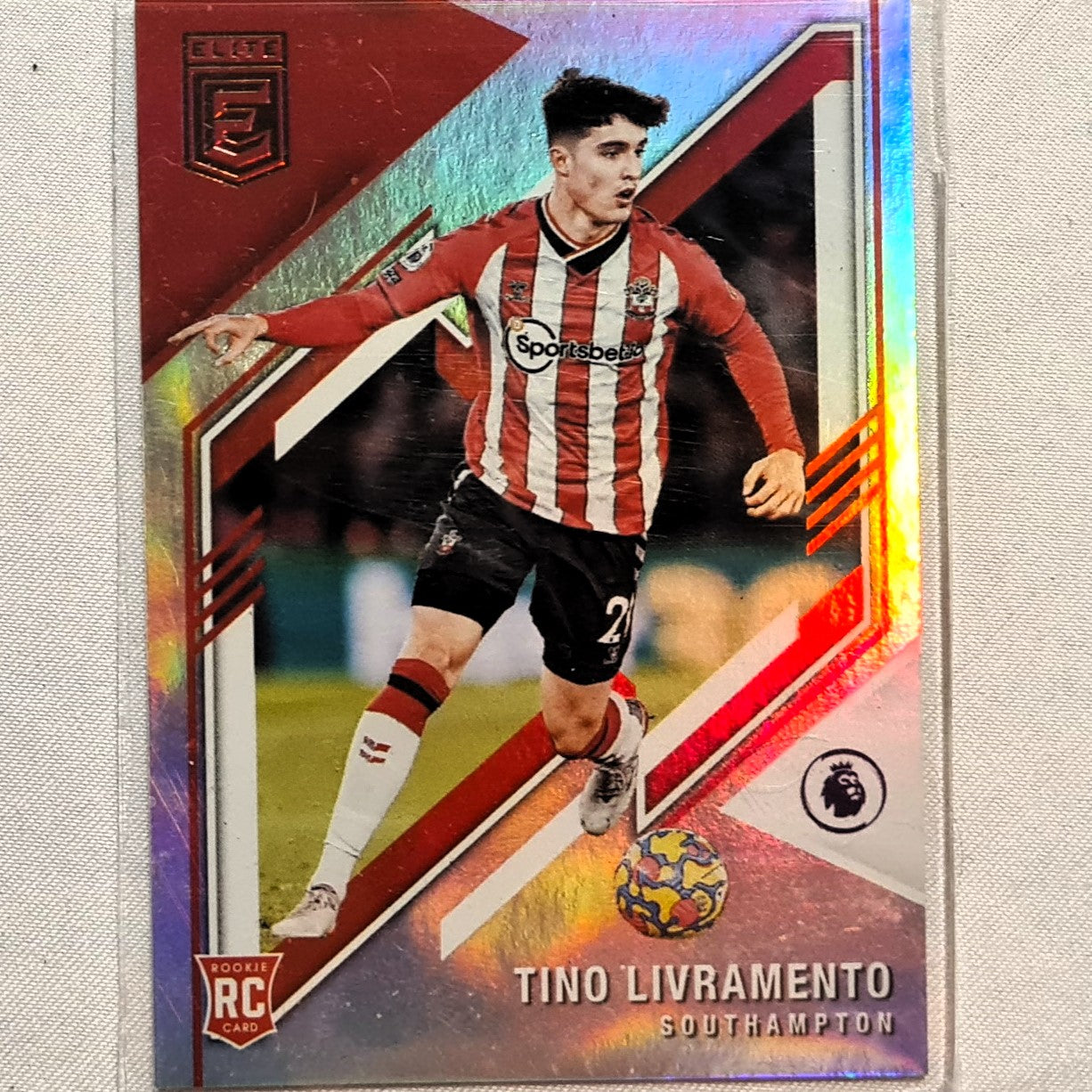 Tino Livramento 2021-22 Panini Donruss Elite Premier League Rookie RC #195 Soccer Football Southampton excellent/mint Sleeved