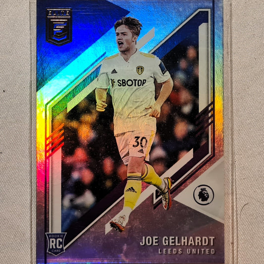 Joe Gelhardt 2021-22 Panini Donruss Elite Premier League Rookie RC #186 Soccer Football Leeds United excellent/mint Sleeved